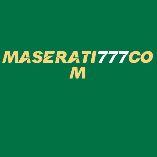 Logo da MASERATI777COM